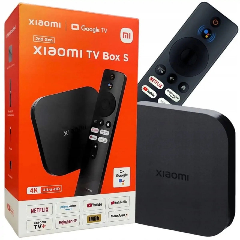 Original Global Xiaomi Mi TV Box S 4K Ultra HD Android TV 9.0 HDR 2G 8 –  Papi vende