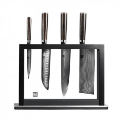 Huohou Damascus Kitchen Knife Set 67 Слои Damascus Стальной кухонный нож...
